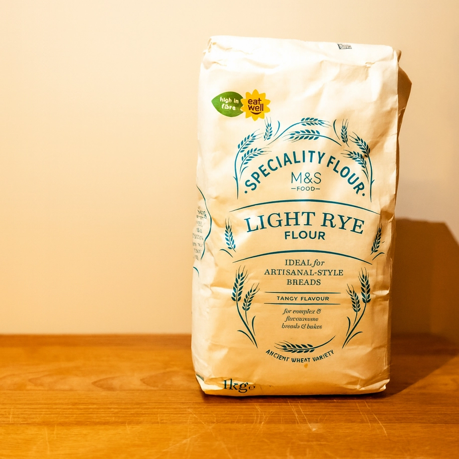 Bag of Light Rye Flour